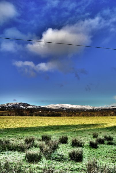 National park landscape in the morning